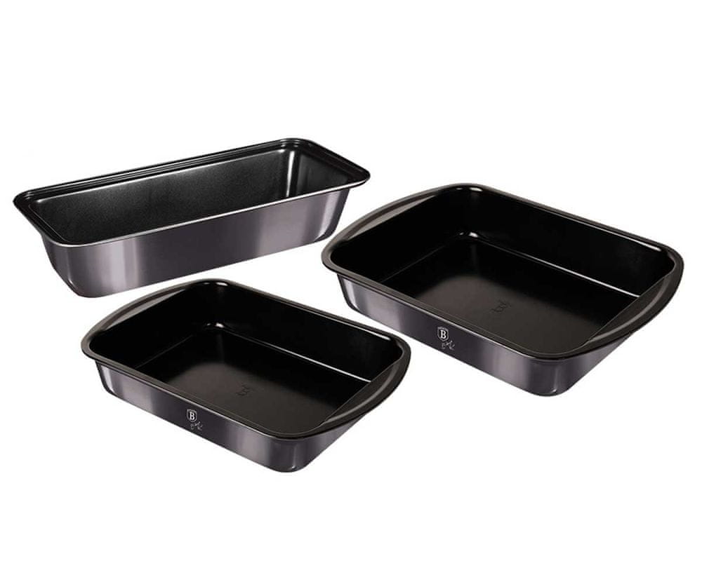 

Набор форм для запекания 3 пр. Berlinger Haus Metallic Line Carbon Pro Edition BH-7631