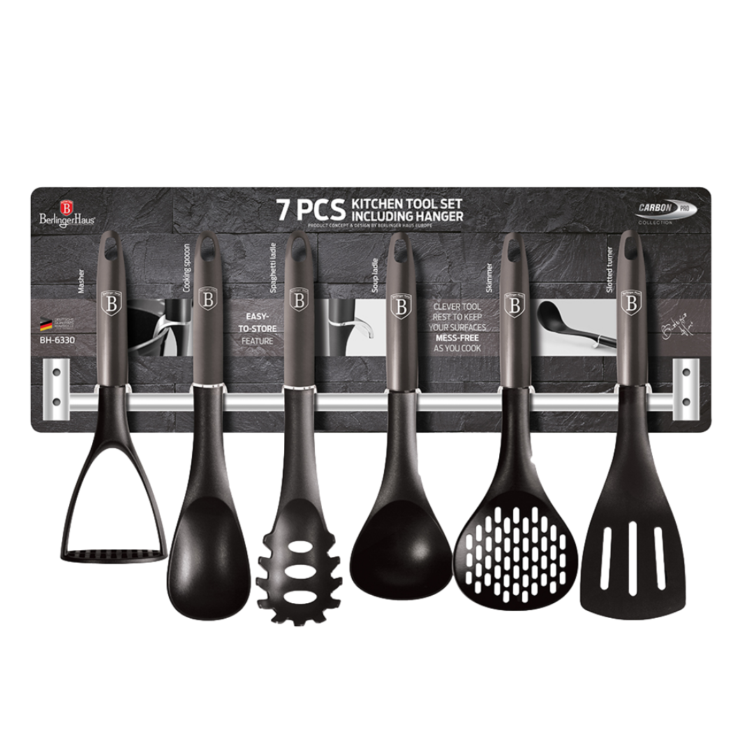 

Набор кухонных принадлежностей 7 пр. Berlinger Haus Metallic Line Carbon Pro Edition BH-6330