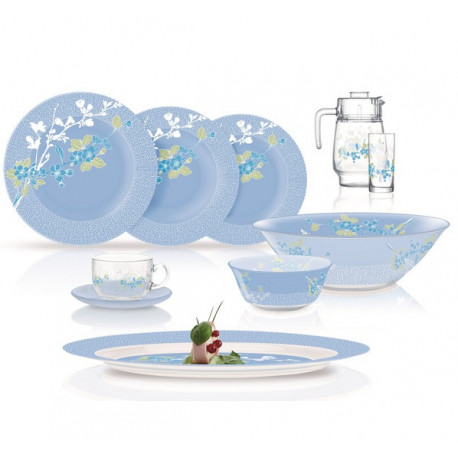 

Сервиз столовый 46 предметов Luminarc Japanese Blue N6262