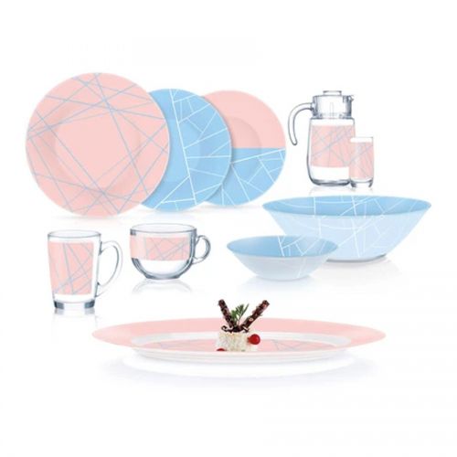 

Сервиз столовый 46 предметов Luminarc Delnice Pink Q4941