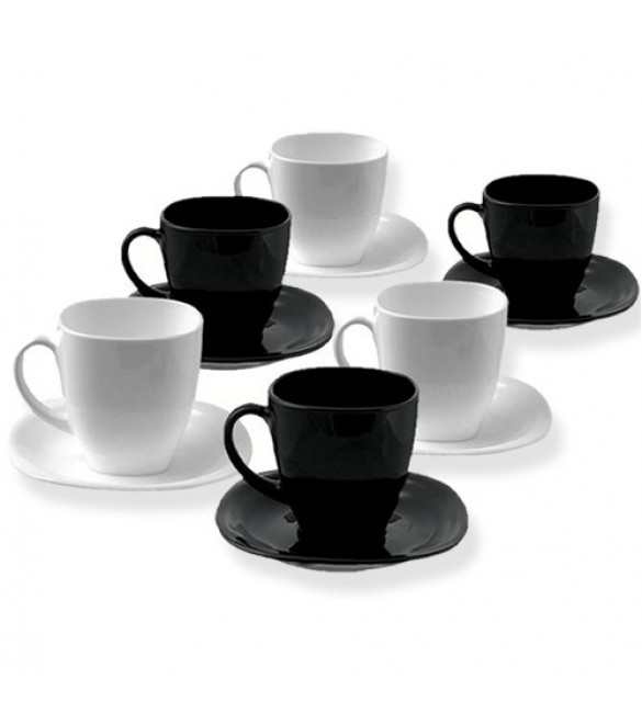 

Чайный cервиз Luminarc Carine Black/White из 12 предметов D2371