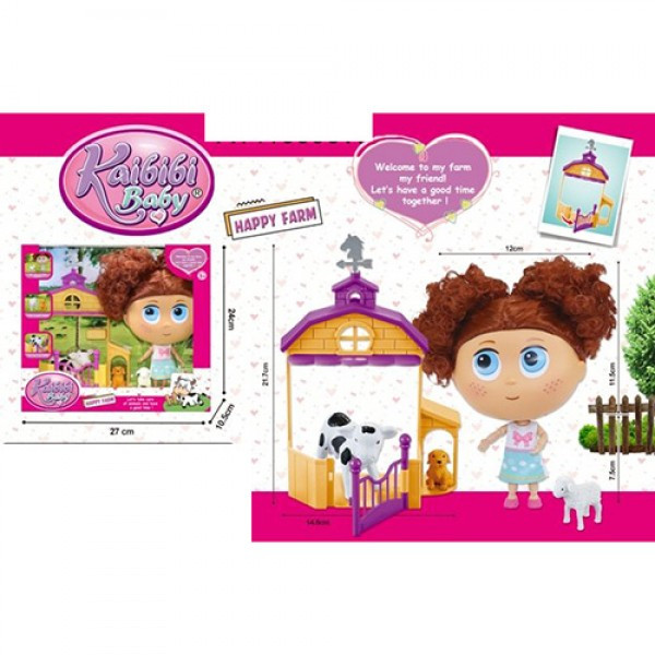 

Кукла с фигурками ББ BLD294 17 см