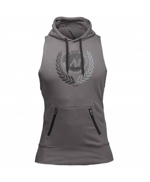 

Худи Gorilla Wear Manti Sleeveless Hoodie  Серый, Худи Gorilla Wear Manti Sleeveless Hoodie 3XL Серый
