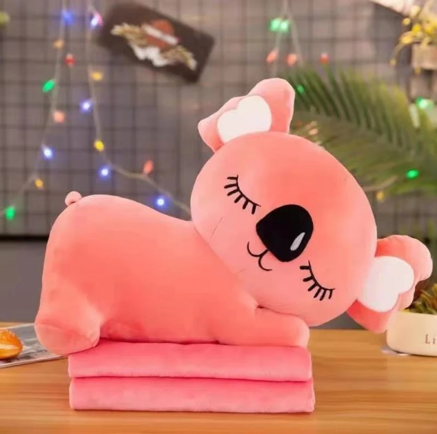

Плед-игрушка 3в1 Malloory Home Коала AAC-50433 145х110 см розовая