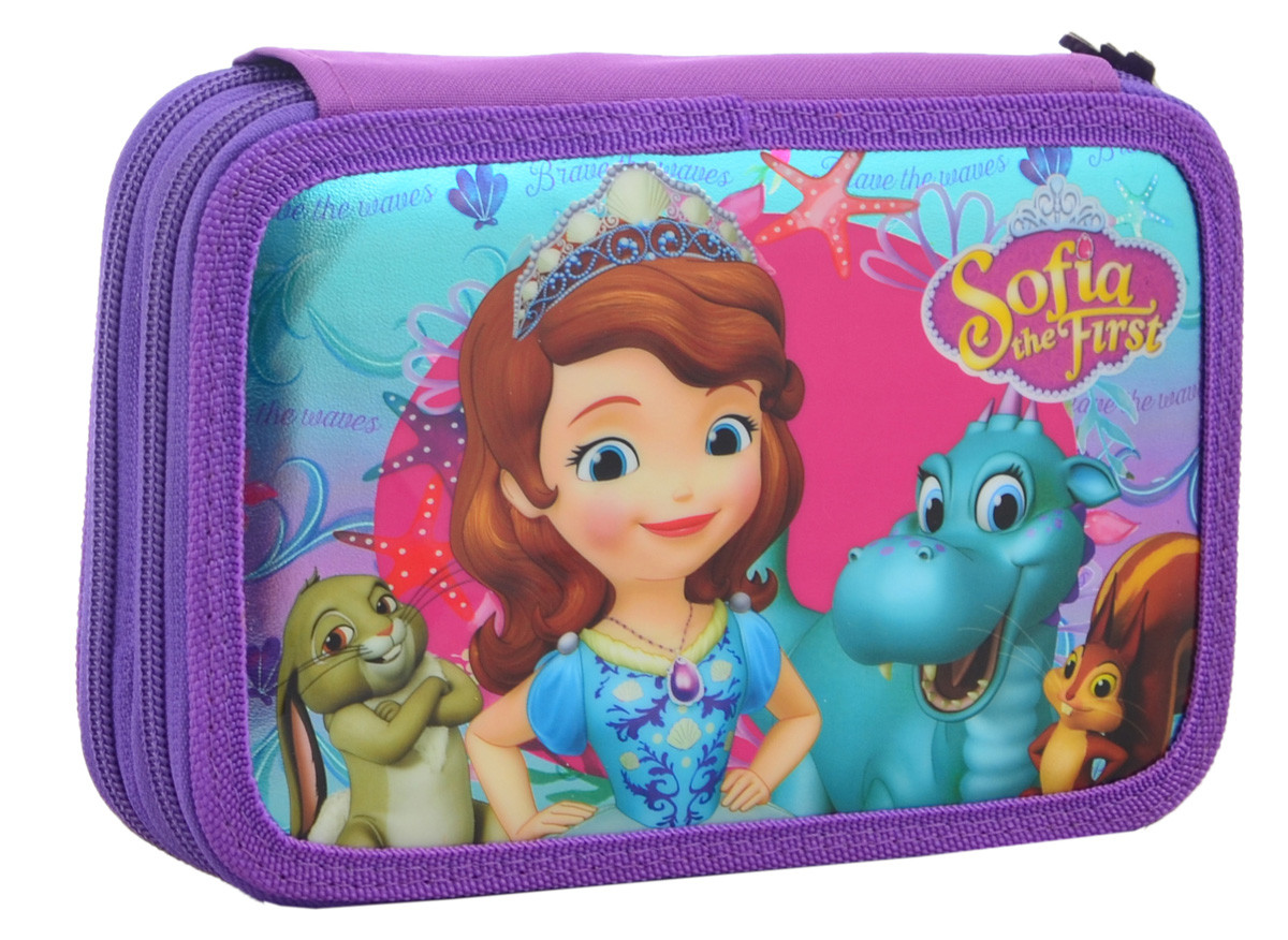 

Пенал твердый Yes Sofia purple двойной 20х13х4.5 см (531776)
