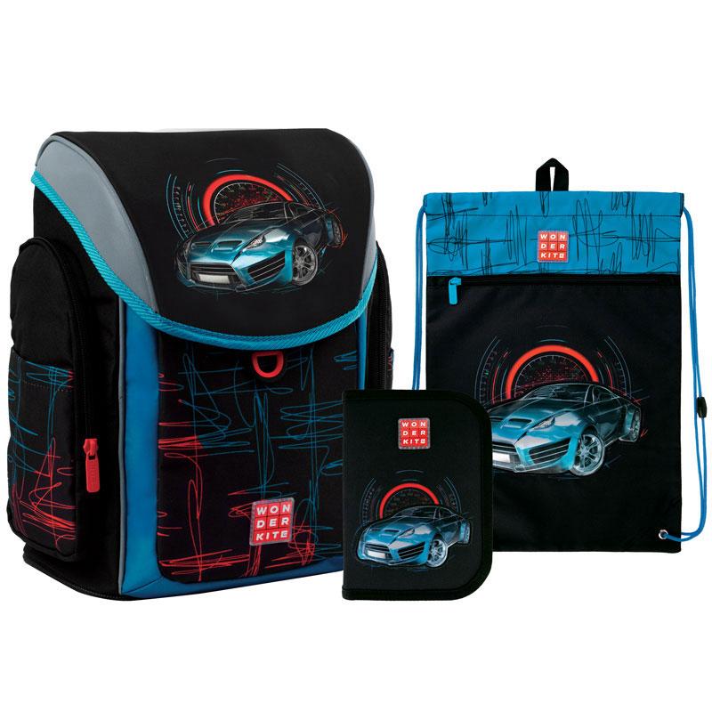 

Школьный набор Wonder Kite Racing 34x28x17 см черный (SET_WK21-583S-4)