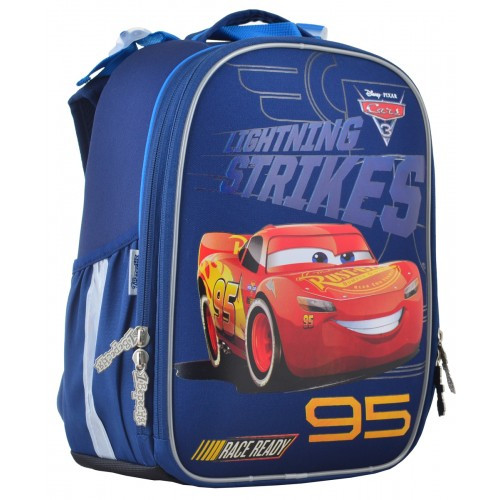 

Рюкзак школьный каркасный 1 Вересня H-25 Cars 35x26x16 см синий (555368)