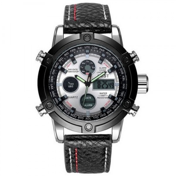 

Мужские часы AMST 3022 N Silver-Black-Silver Fluted Wristband