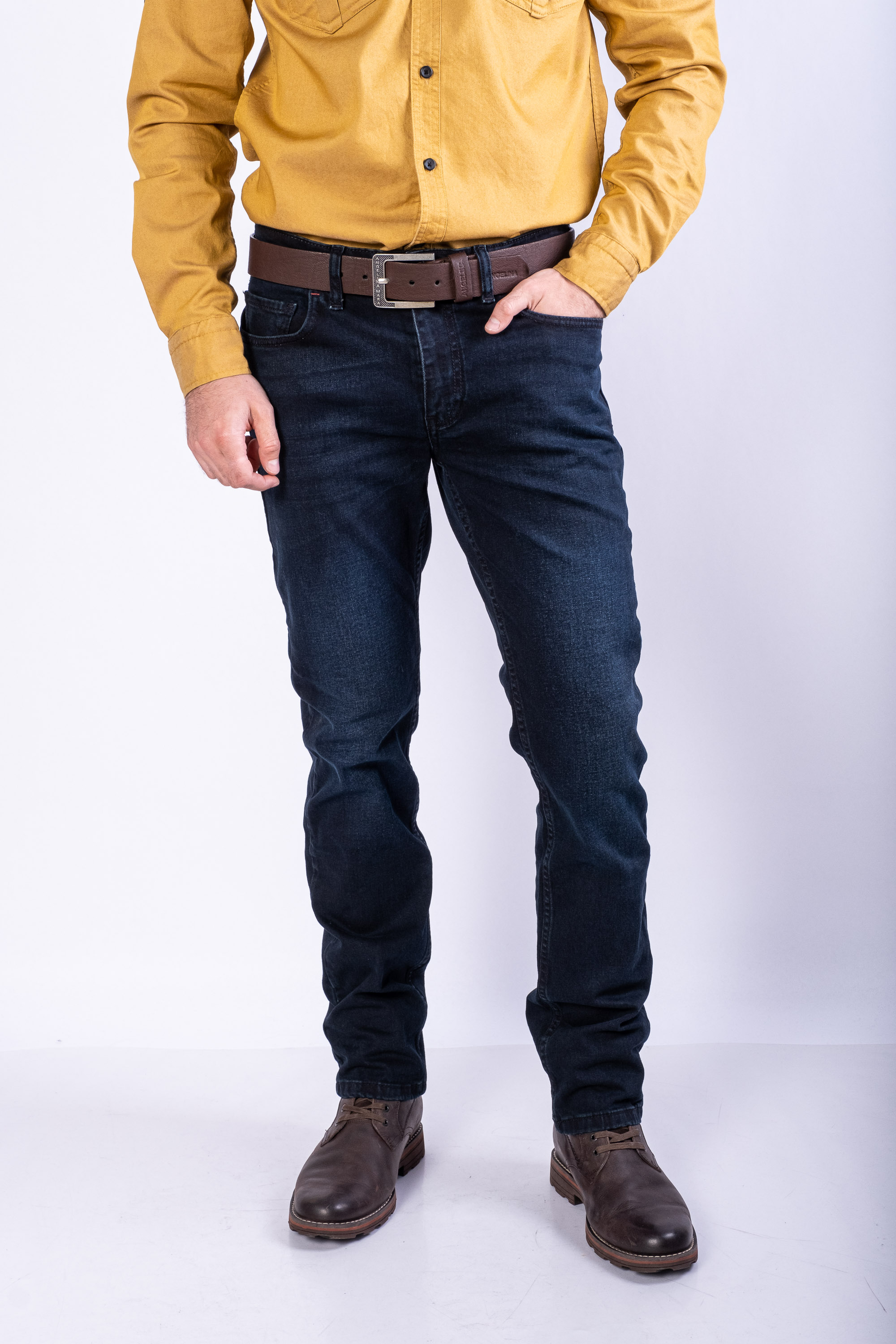 

Джинсы однотонные Time of Style 134P1939-1 32 Черно-синий