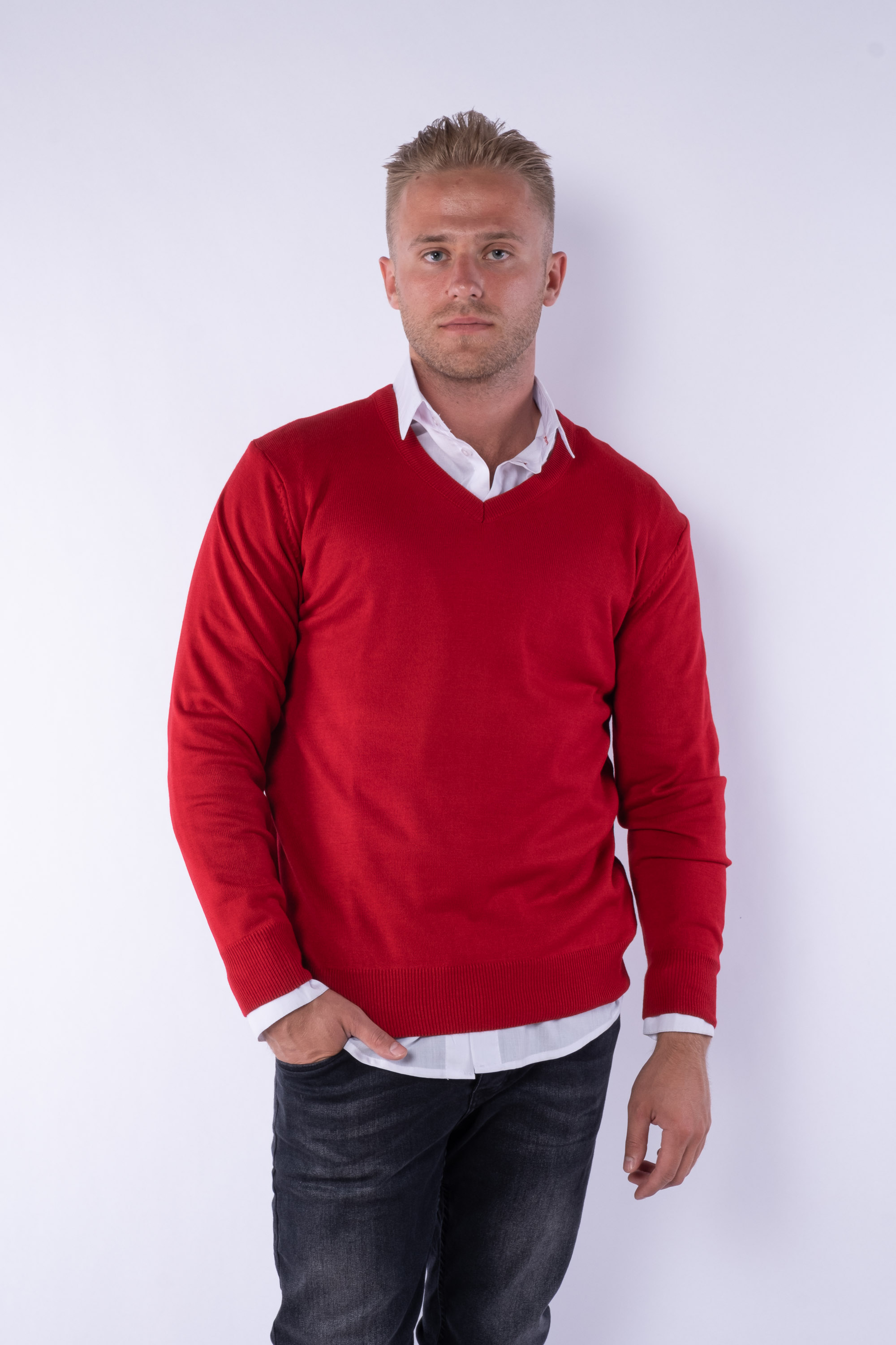 

Пуловер Time of Style 645F001  Красный, Пуловер Time of Style 645F001 L Красный