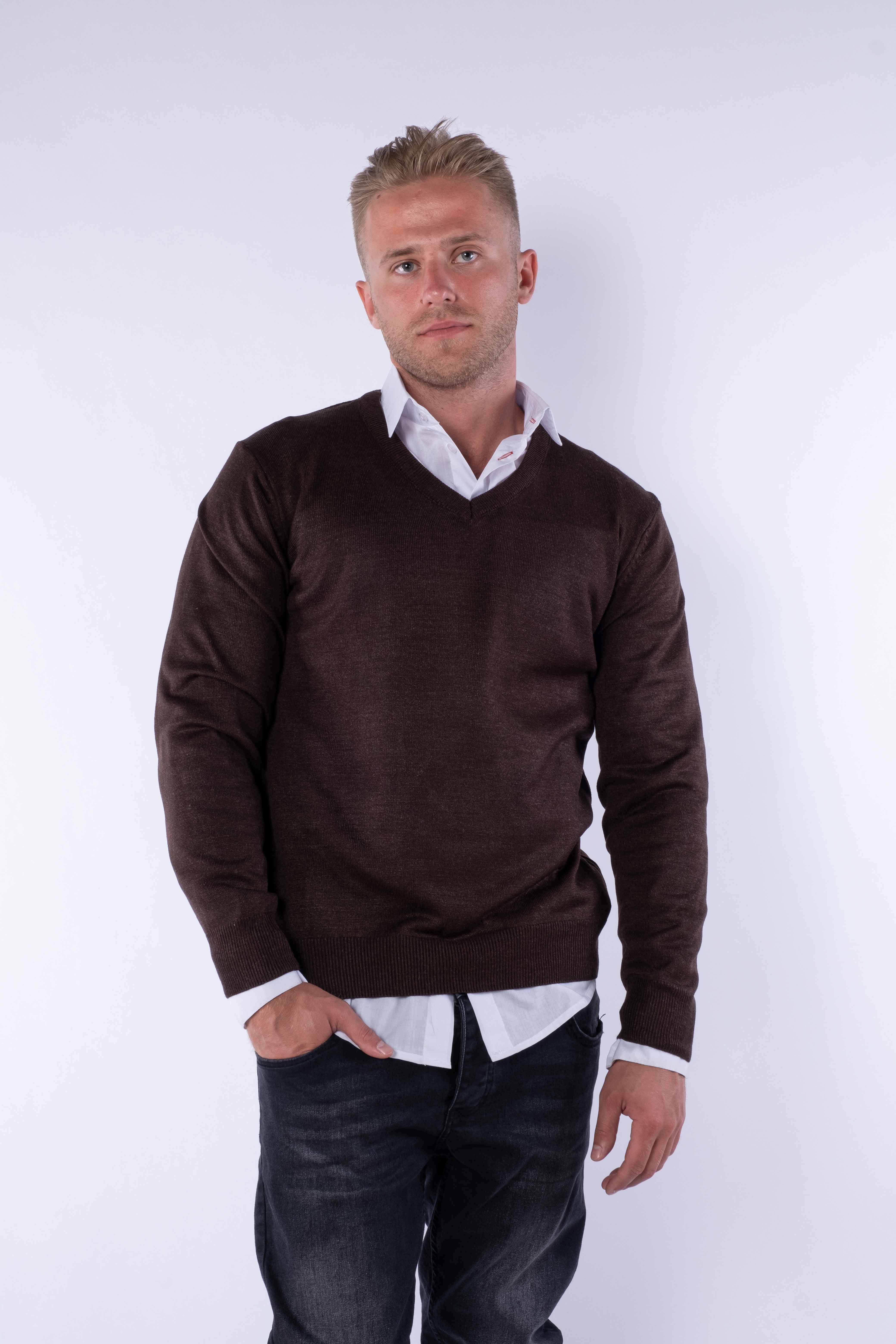 

Пуловер Time of Style 645F001 XXL Коричневый