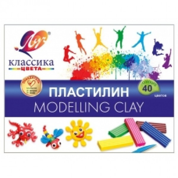 

Пластилин Луч 540592 40 цветов