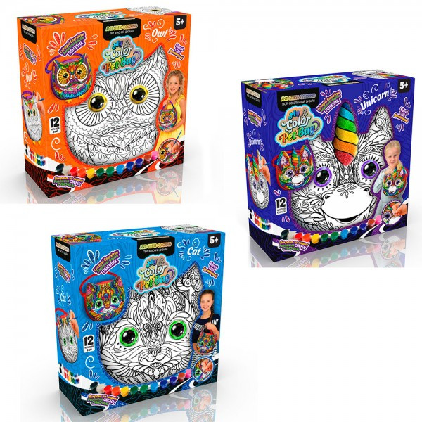 

Сумка-раскраска Danko Toys My Color Pet-Bag ДТ-ОО-09183 24х25х10 см