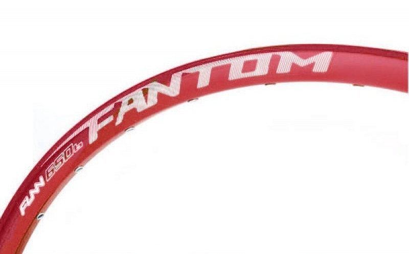 

Обод велосипедного колеса Funn Fantom 27.5", 32H, Anod. Red