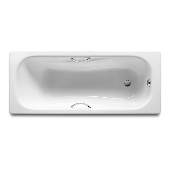 

Ванна стальная металлическая прямоугольная ROCA PRINCESS 170см x 75см оборачиваемая c ручками A220270001
