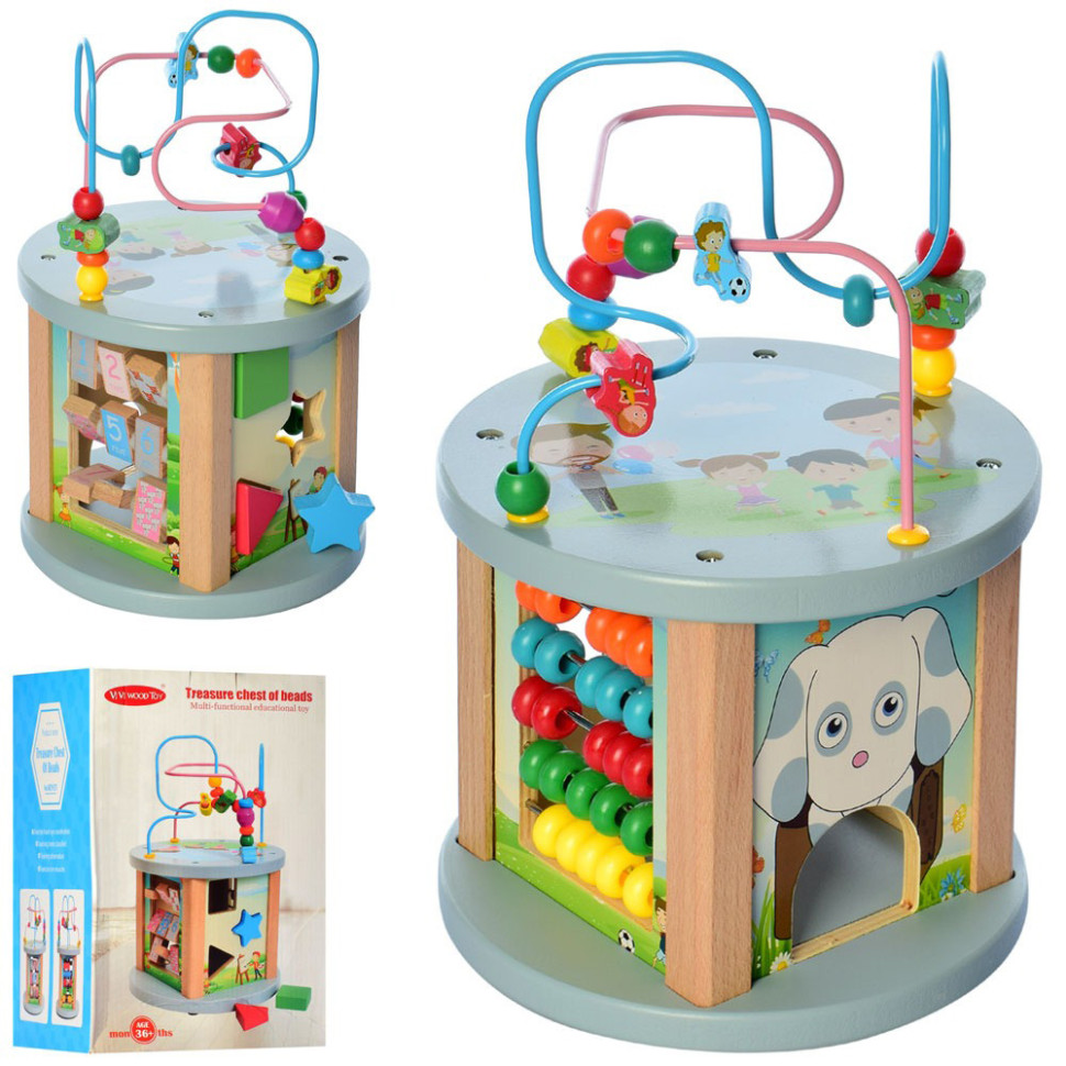 

Деревянная игрушка Развивающий центр Bambi MD 2125