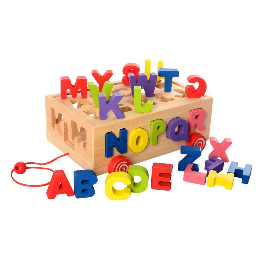 

Деревянная игрушка Сортер Bambi MD 2422 (Буквы)