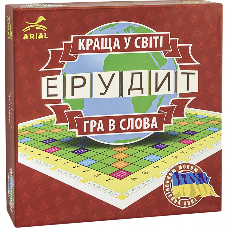

Настольная игра Arial Ерудит-УКР. Гра в слова 910107