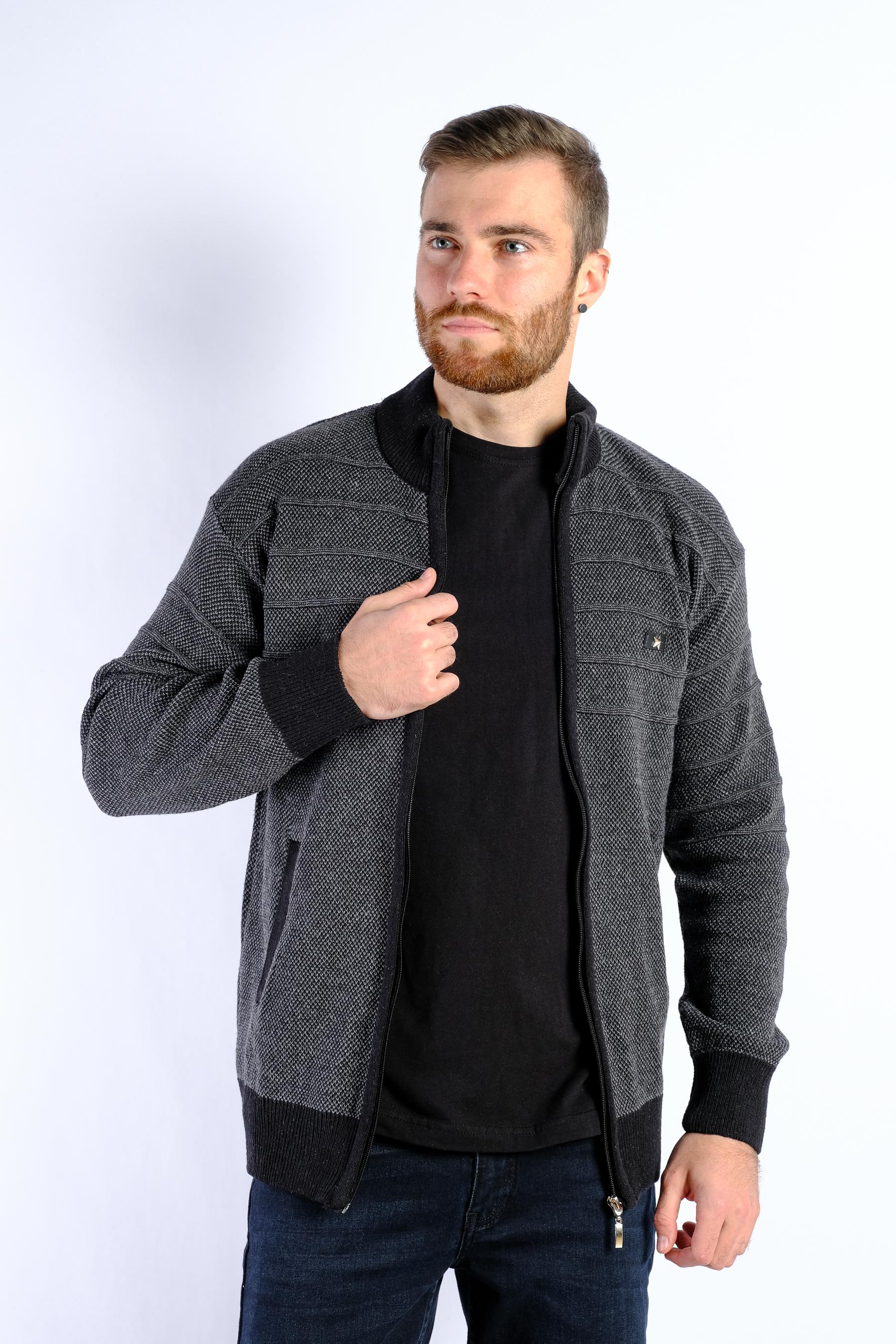 

Кардиган мужской Time of Style 85F240-1 L Черный