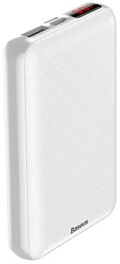 

Внешний аккумулятор Baseus Mini S Digital Display Power Bank 10000mAh White