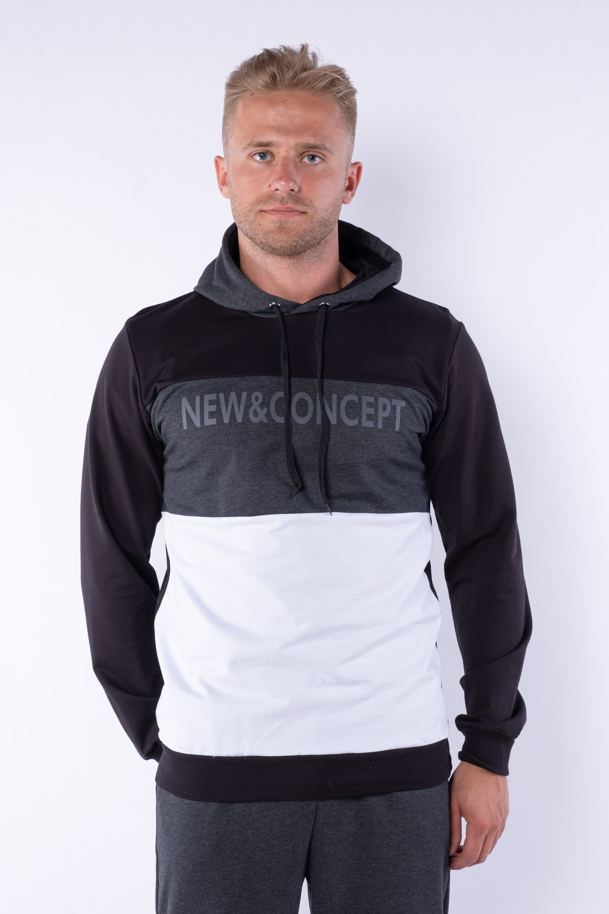 

Худи Time of Style 85F460 XXL Черный/серый