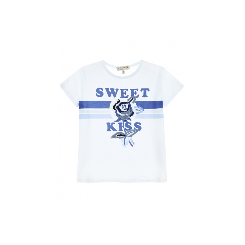 

Футболка «Sweet Kiss» TWIN-SET 140 см Белый 82A2
