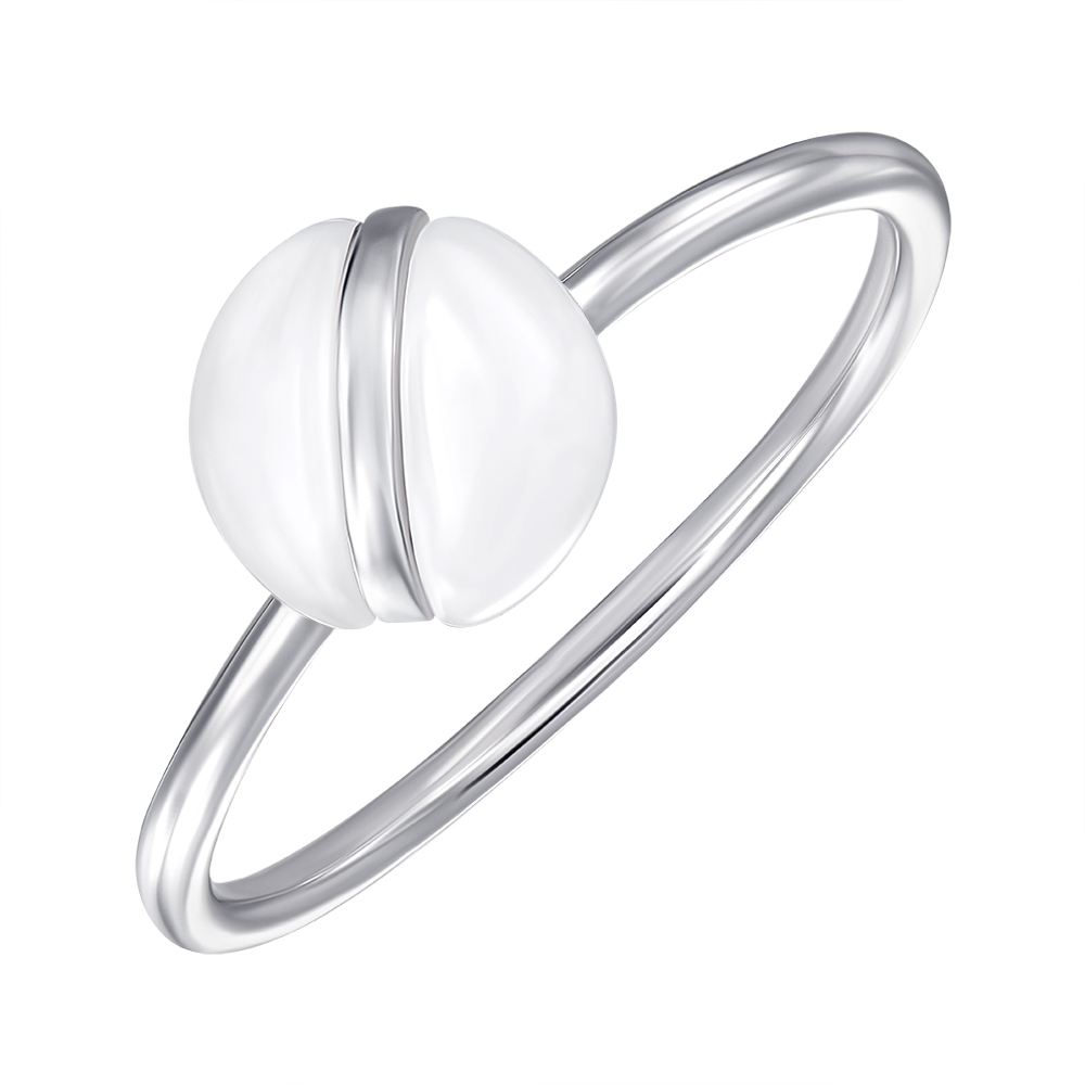 

Серебряное кольцо с керамикой 000147850 19.5 размера