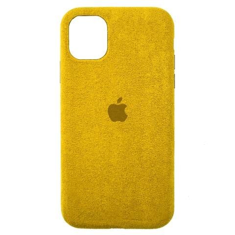 

Чехол Без бренда Alcantara для iPhone 12/12 Pro Yellow