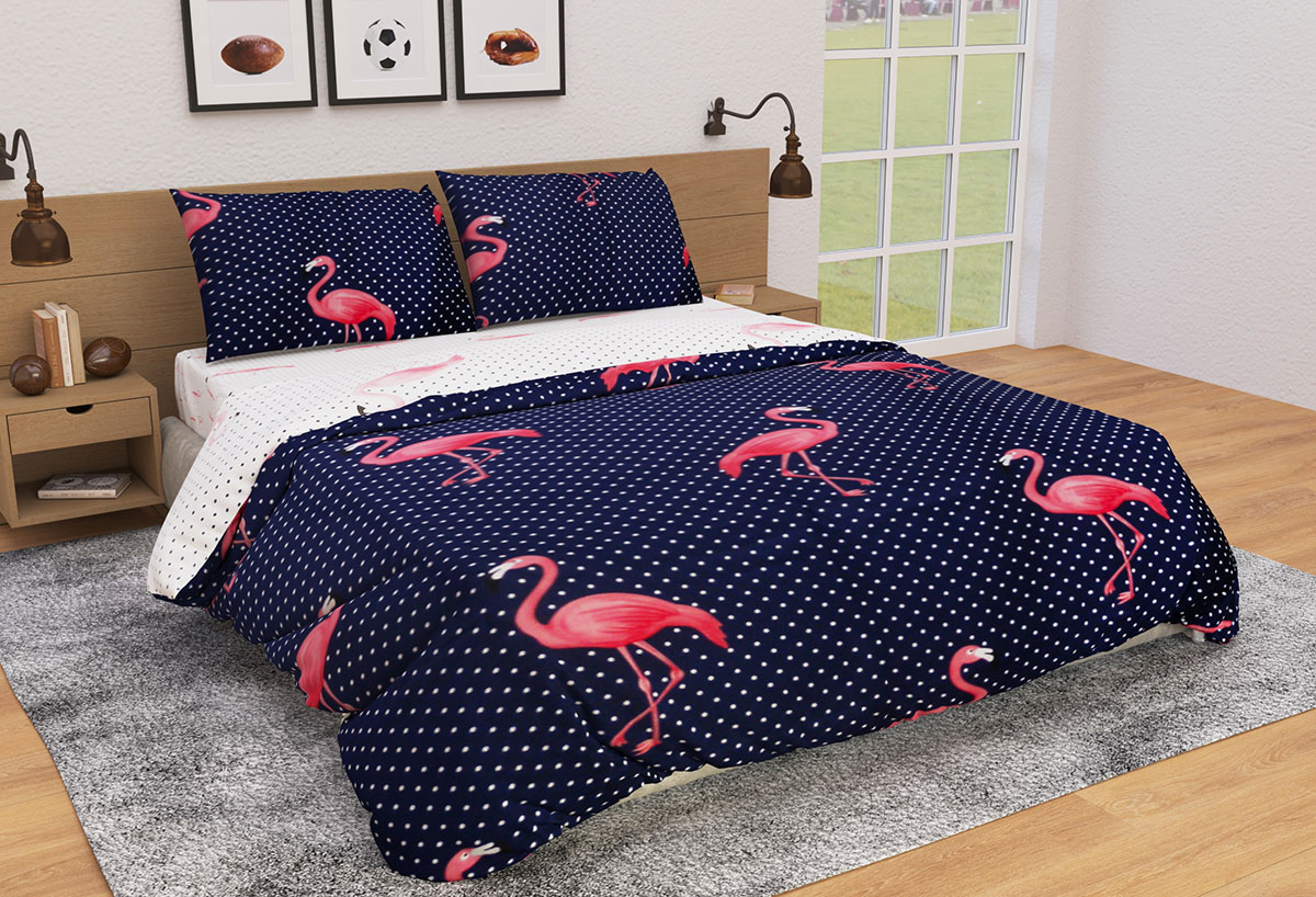 

Постельное белье Ранфорс Органик Р 546Д Leleka-Textile полуторный цветной (1715/5170)