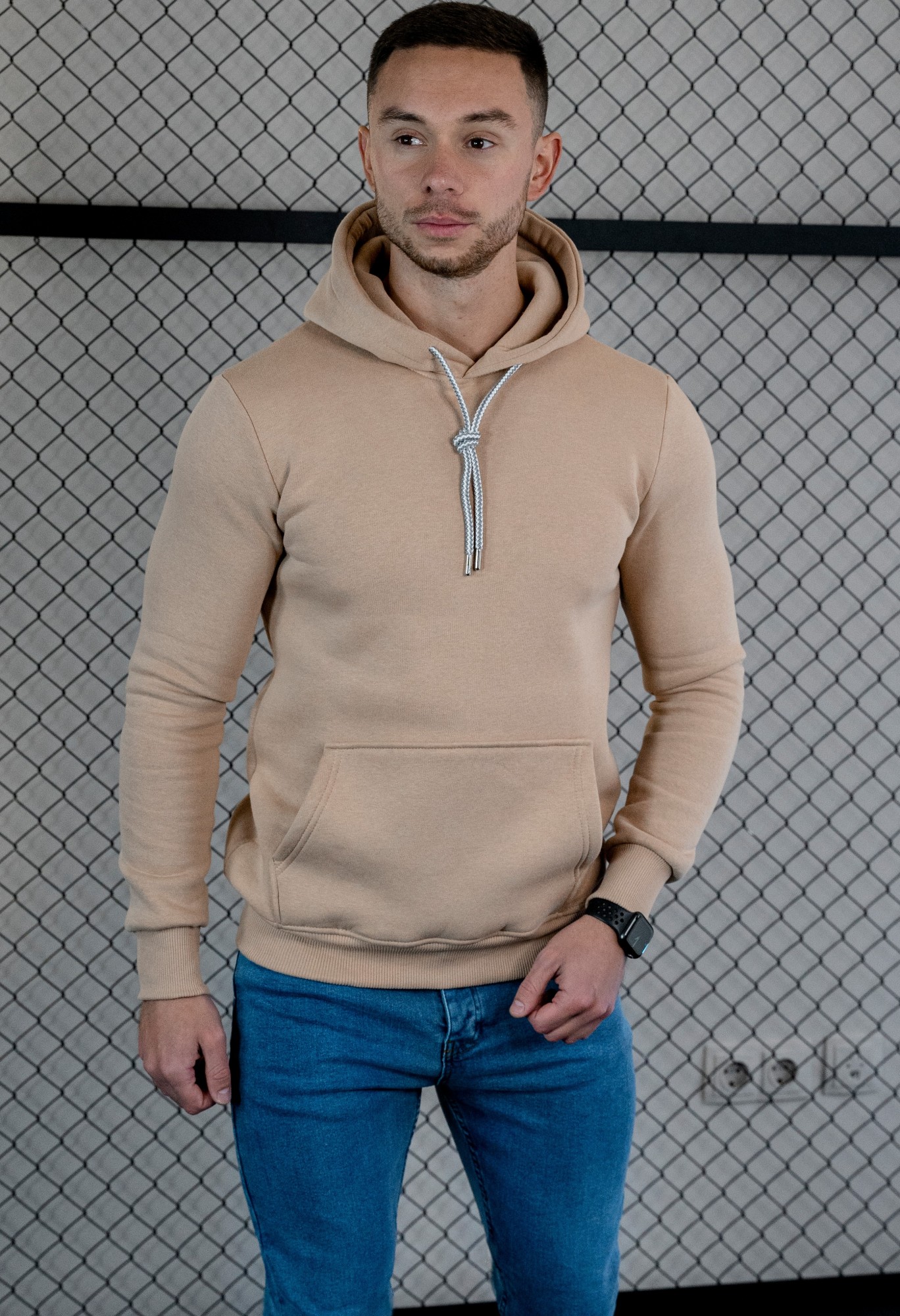 

Худи Modern King на флисе  бежевая (130, Худи Modern King на флисе L бежевая (130)