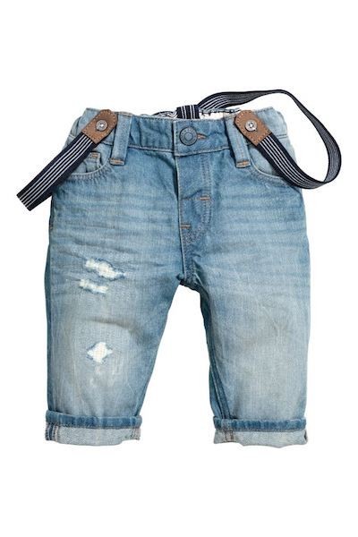 

Джинси з підтяжками H&M 68см (0517180001) Сині
