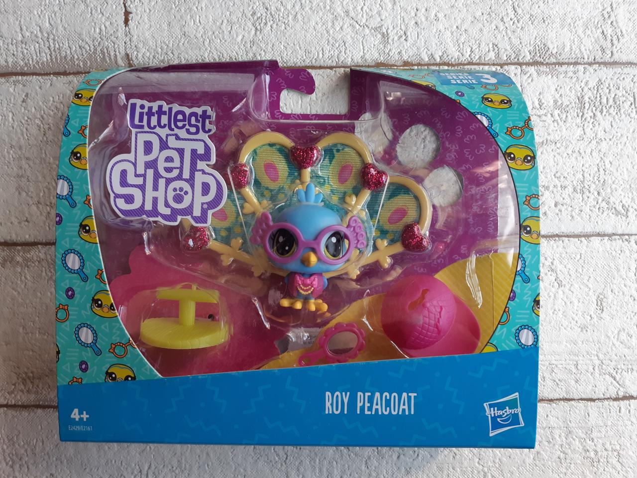 

Игрушечный набор Littlest Pet Shop Премиум-зверушки Павлин Рой E2161 E2429