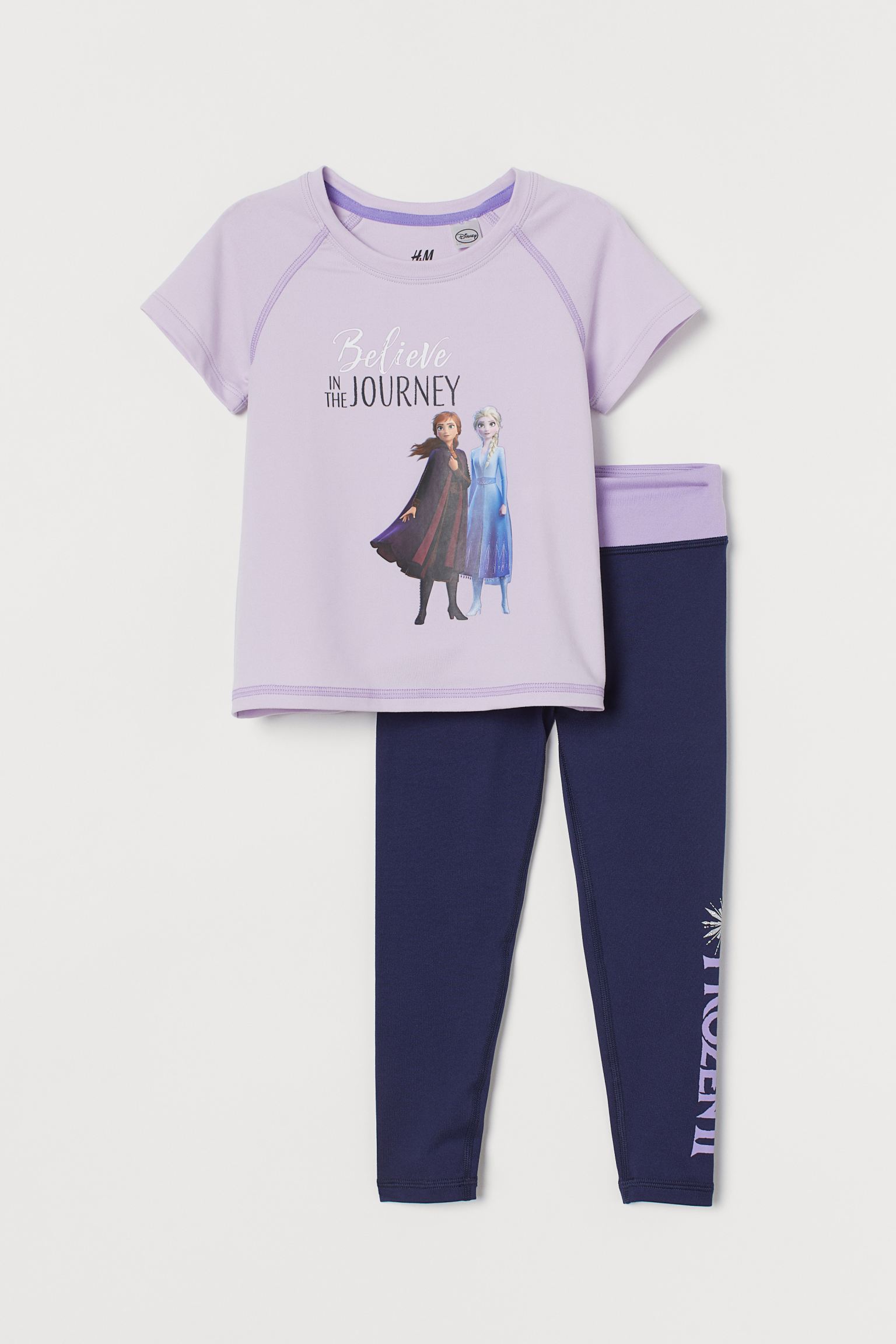 

Костюм для девочки H&M "Холодное сердце" сине-сиреневый 128