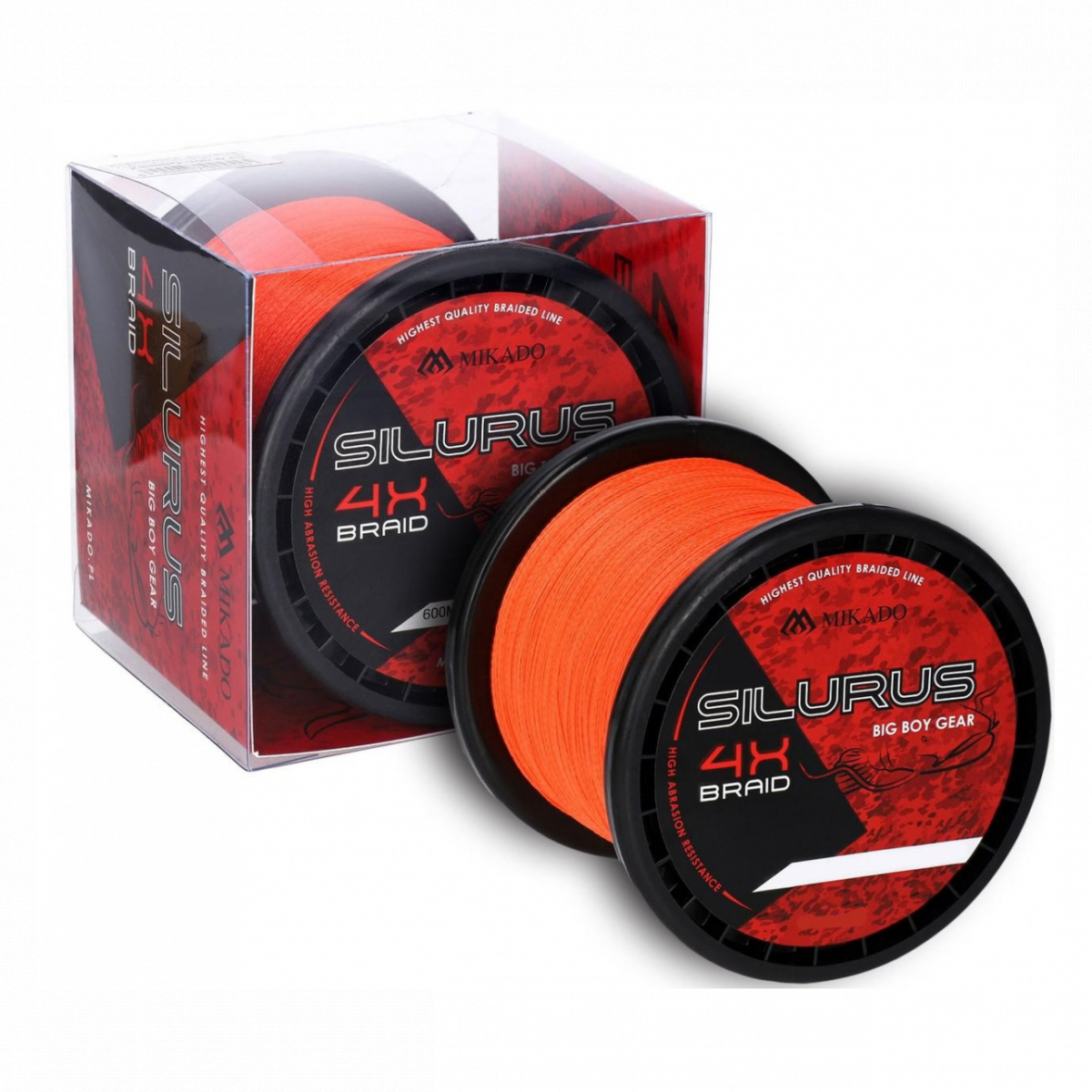 

Шнур Mikado Silurus 4x Braid 600m 0.45mm 37.40kg orange (ZSI00O-600-0.45)