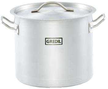 

Кастрюля высокая с крышкой Gredil 9 л