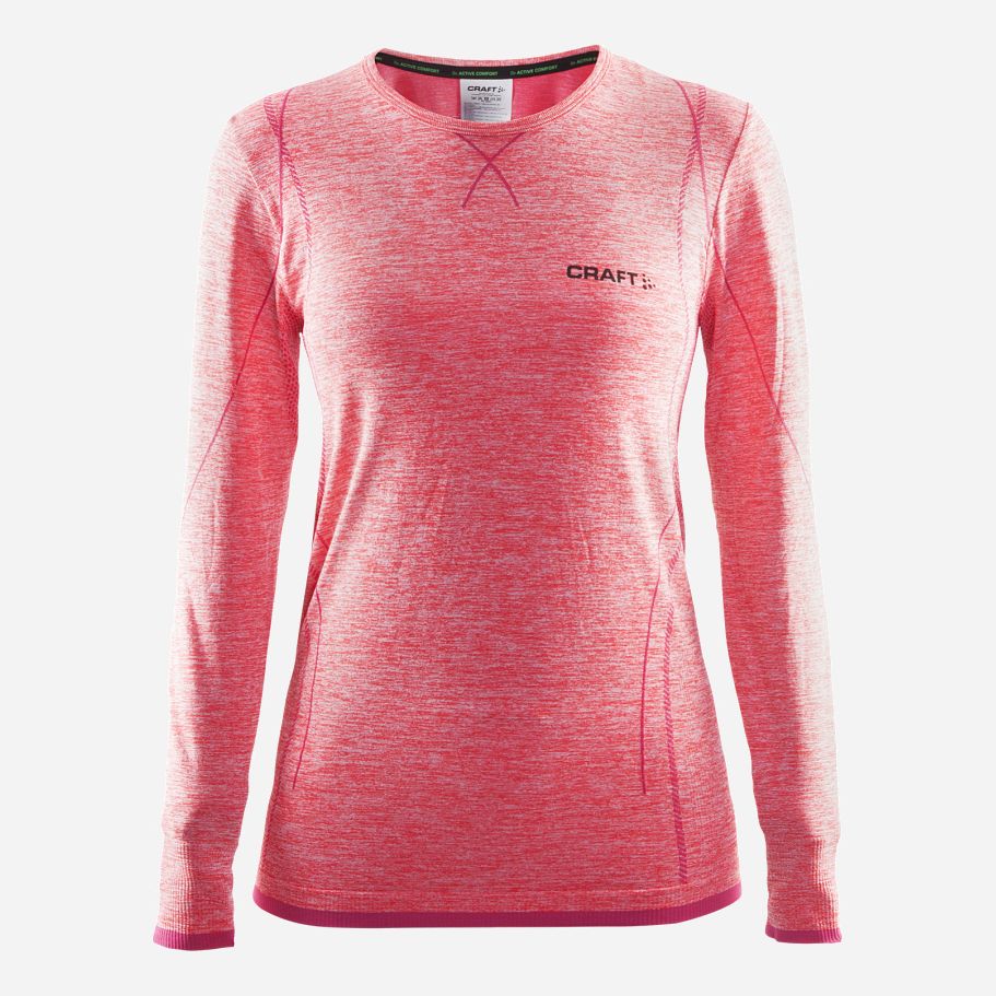 

Лонгслив Craft Active Comfort RN LS Woman 1903714-B410 S Розовый