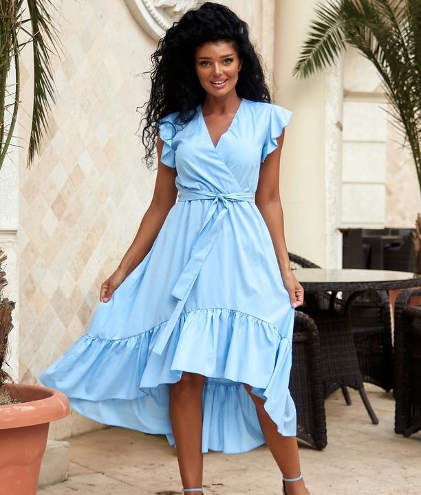 

Платье G&M k-84186 sale - Размер цвет голубой, Платье G&M k-84186 sale 42-44 Размер цвет голубой