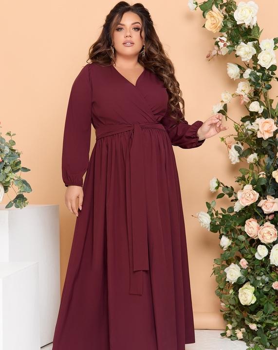 

Платье G&M k-84289 - Размер цвет марсала, Платье G&M k-84289 48-50 Размер цвет марсала