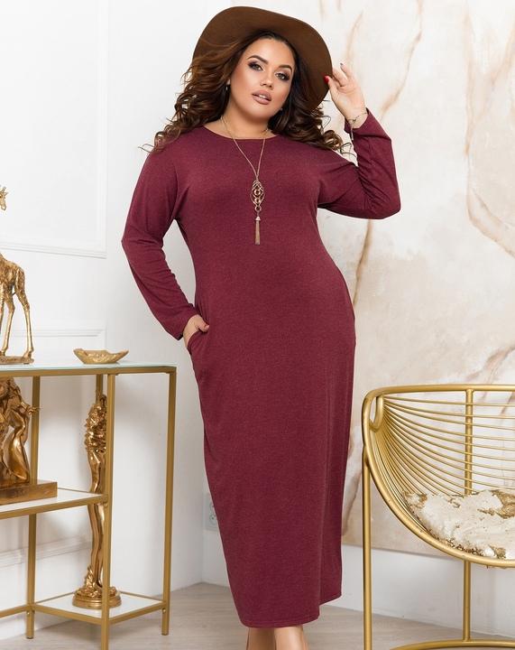 

Платье G&M k-84608 - Размер цвет бордовый, Платье G&M k-84608 46-48 Размер цвет бордовый