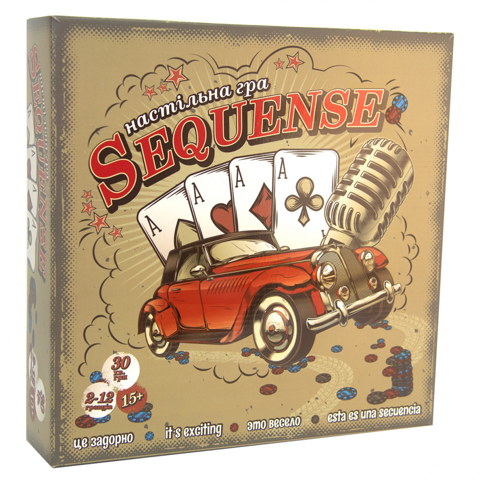 

Настольная игра "Sequense" Strateg 30361 укр.