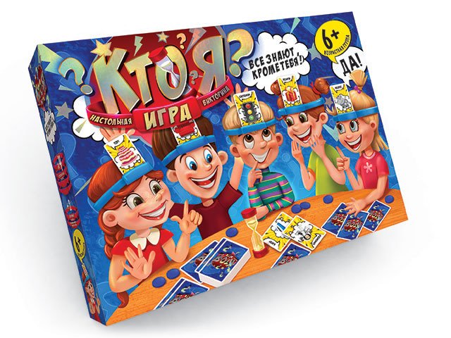 

Игра настольная "КТО Я" Danko Toys HIM-01-01 рус