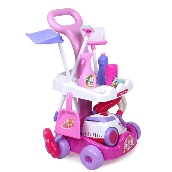 

Игровой набор для уборки 5938-51 тележка и пылесос