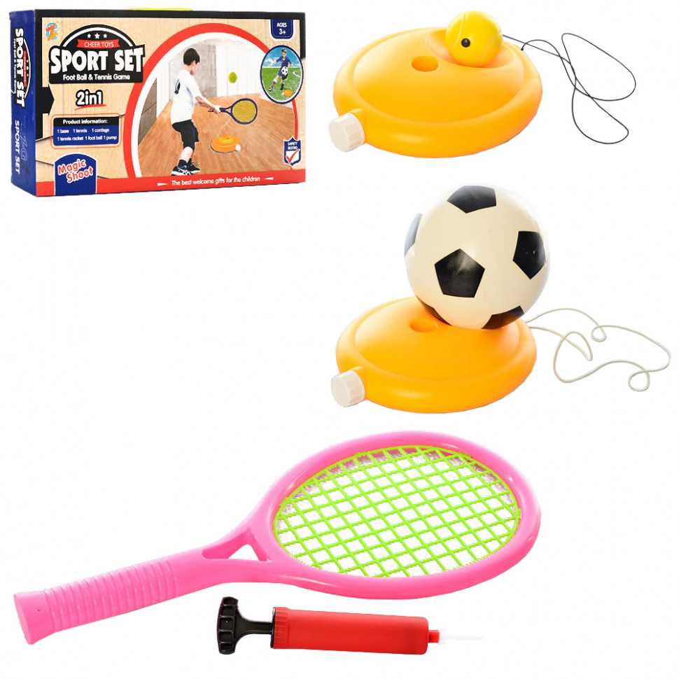 

Игровой набор 2в1 Теннис+Футбол Metr+ MR 0144