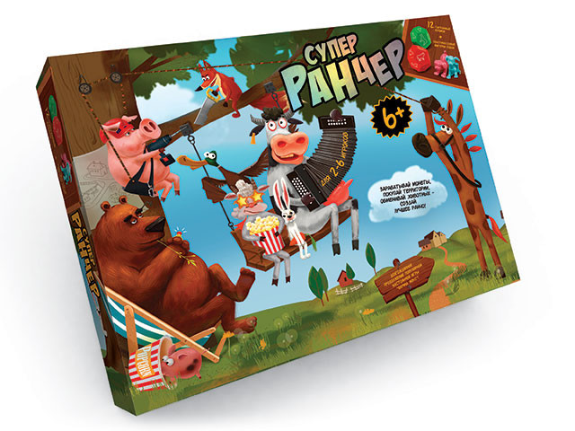 

Игра настольная "Супер Ранчер" Danko Toys G-SR-01-01 большая
