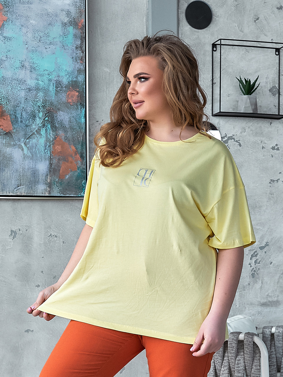 

Футболка Maximoda Chic/желтый 54-56 желтый