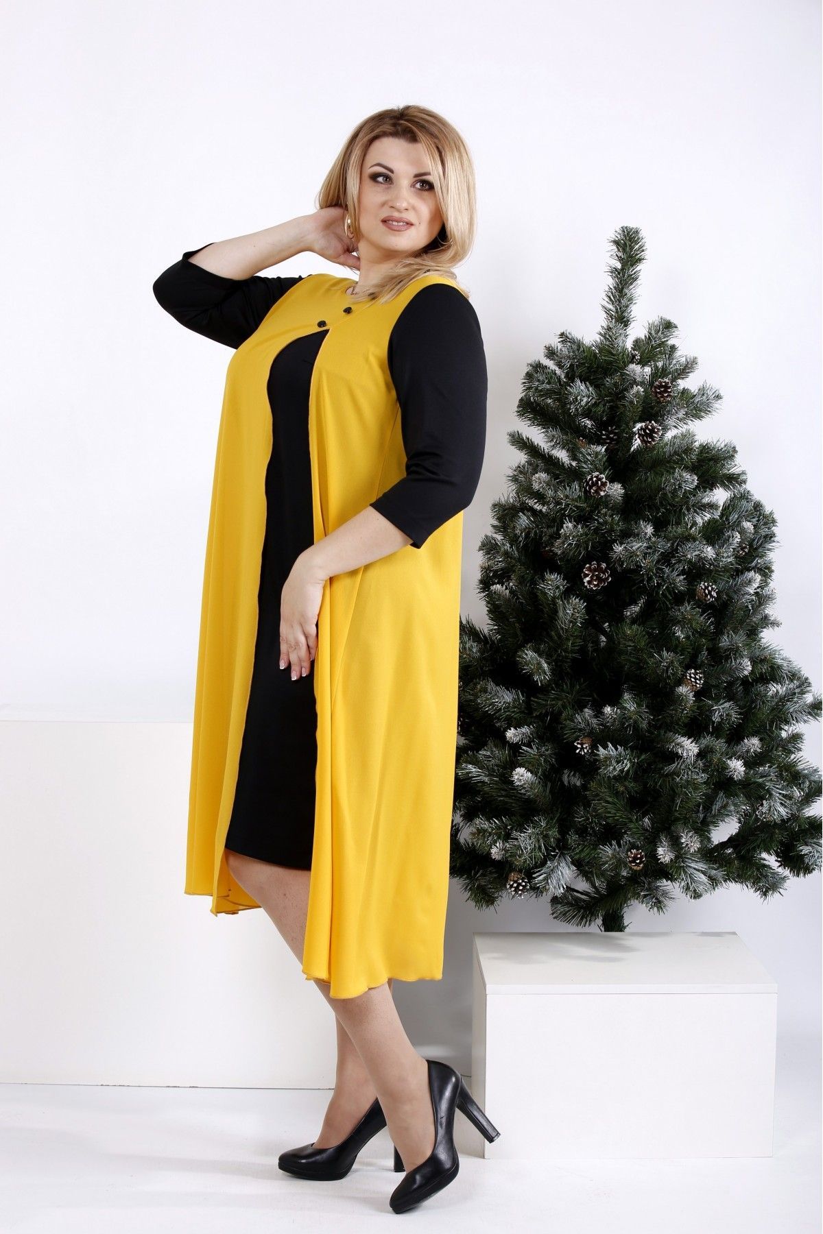 

Платье Maximoda ЕGS0972-3 - желтый, Платье Maximoda ЕGS0972-3 62-64 желтый
