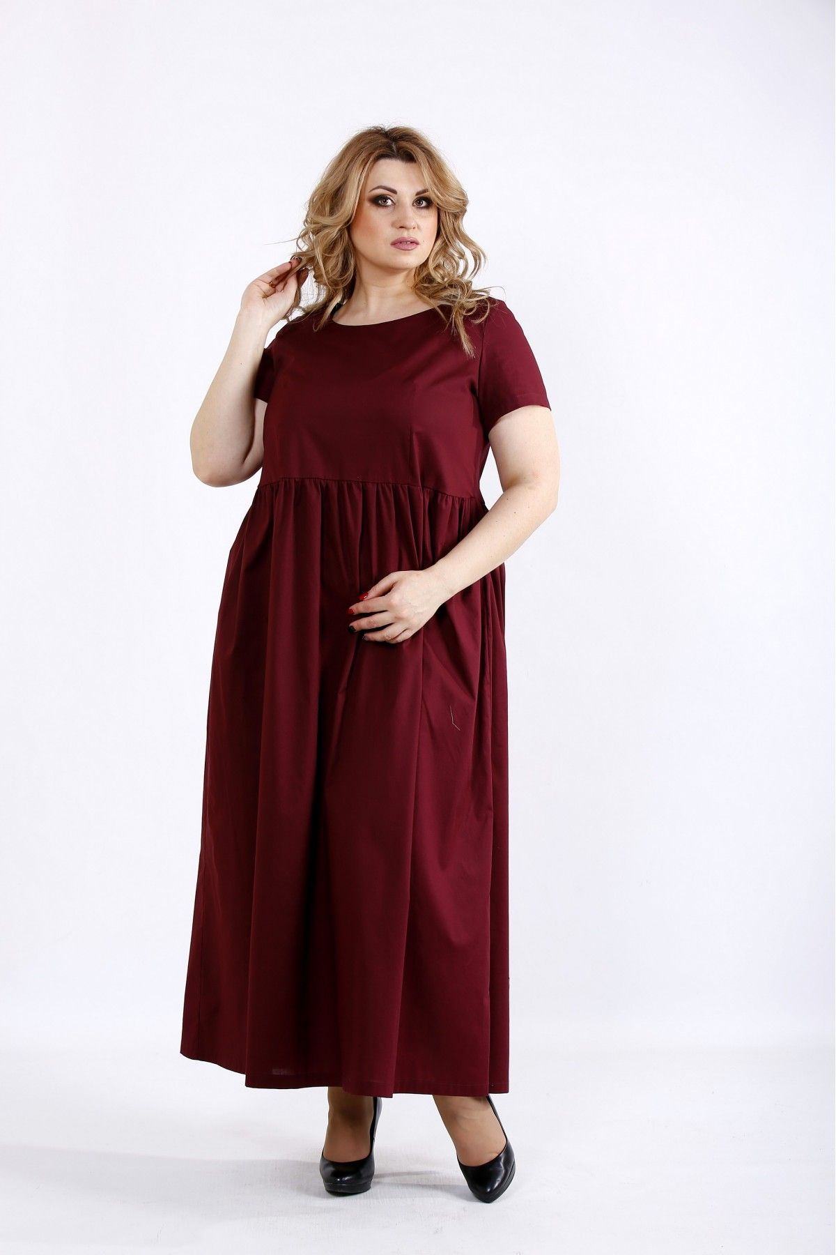 

Повседневное платье Maximoda ЕGS01110-2 66 бордовый