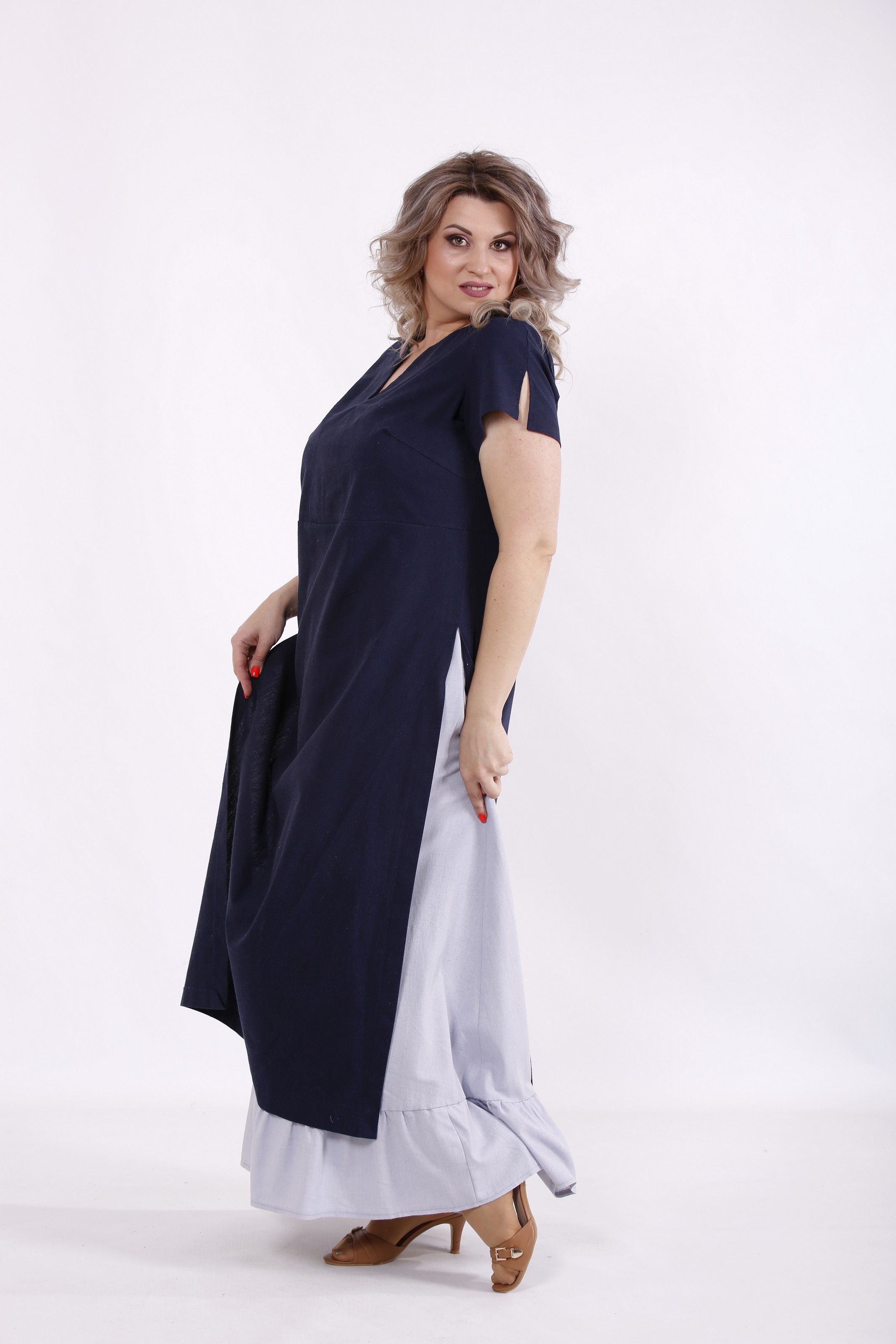 

Повседневное платье Maximoda ЕGS01496-2  синий, Повседневное платье Maximoda ЕGS01496-2 50 синий
