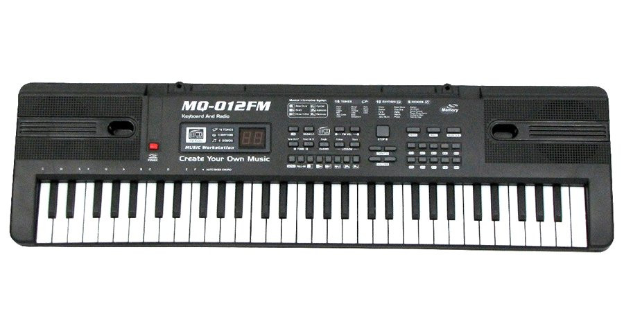 

Орган игрушечный на 61 клавишу MQ-012FM (от сети, с микрофоном, FM радио)
