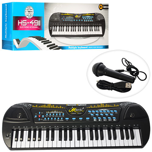 

Синтезатор игрушечный HS4911 49 клавиш, USB